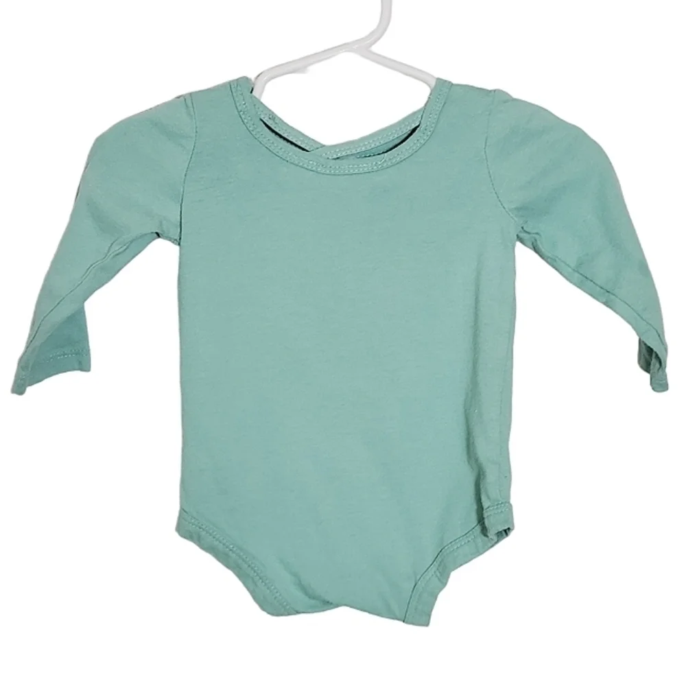 K1010 * Jessica Simpson Out of This World Bodysuit Green Size 3/6M